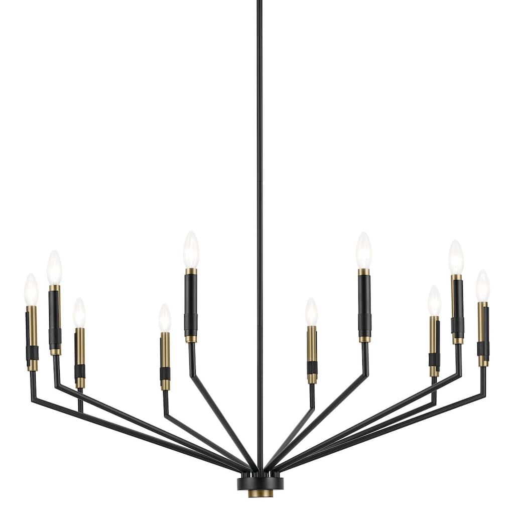 Kichler 52348 Armand 10 Light 39" Wide Taper Candle Style Chandelier