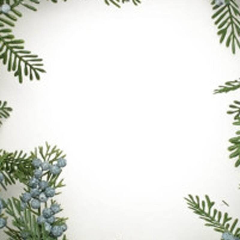 HomeRoots 26" Green And Brown Christmas Juniper Artificial Wreath