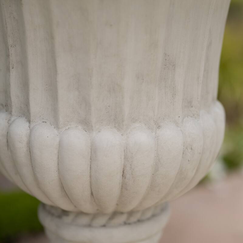 Antique White 26-inch Italian Urn Planter by Christopher Knight Home