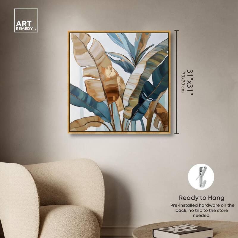 Paradise Fronds II Canvas by Art Remedy