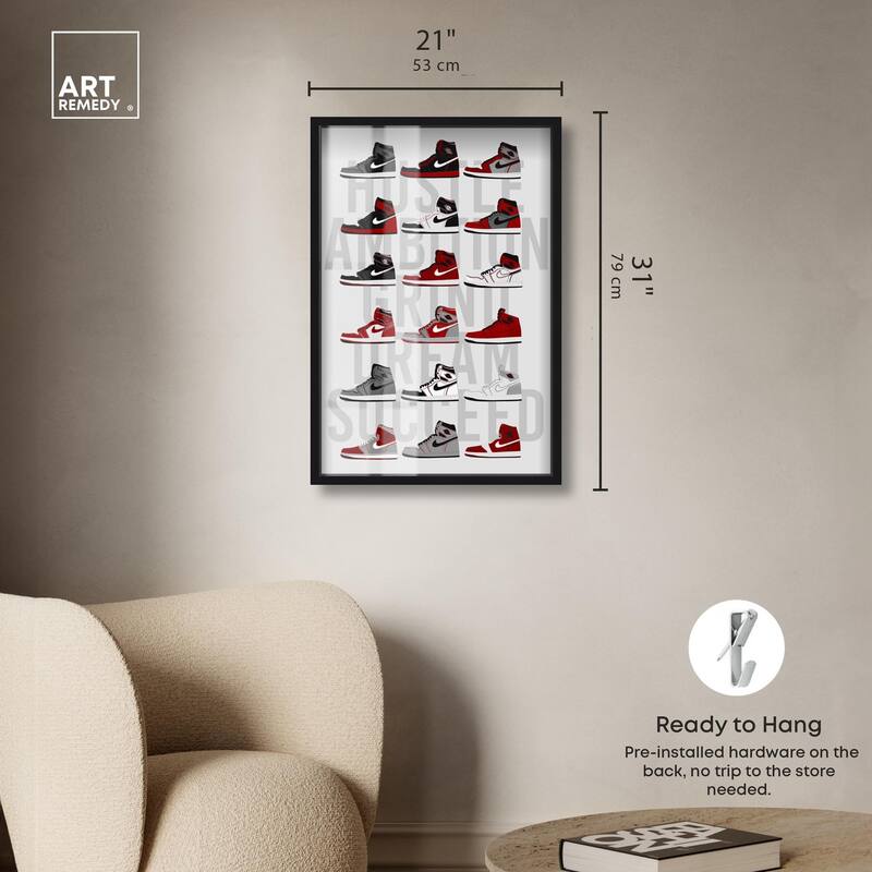 Ambition Grind Sneakers Shadowbox by Art Remedy