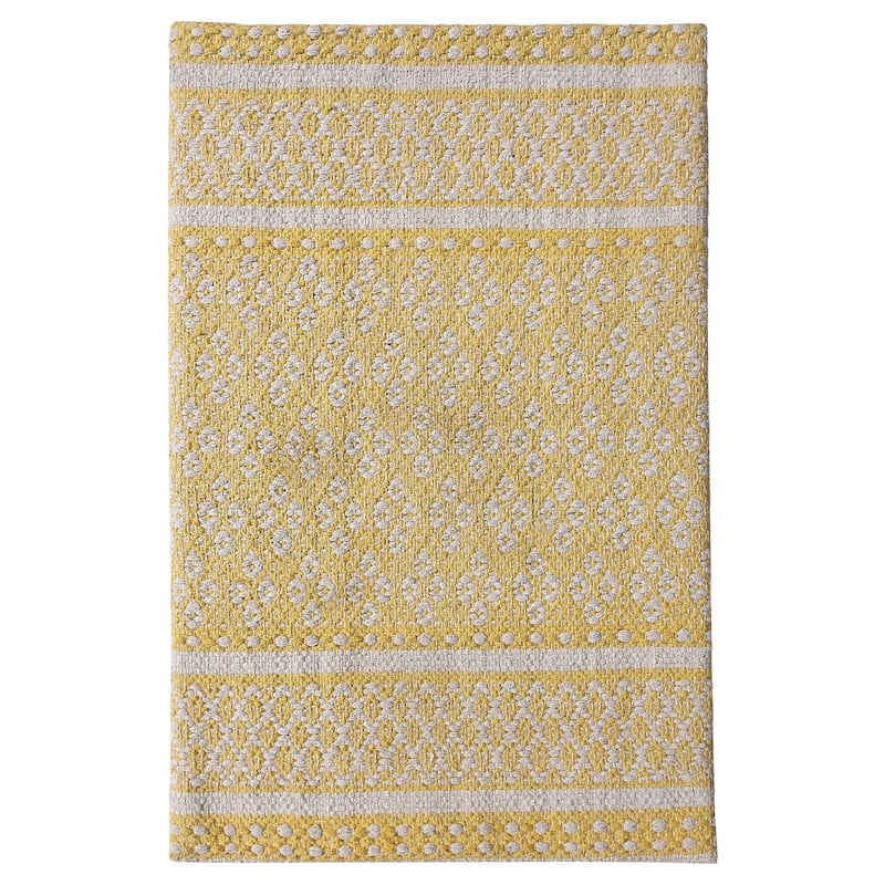Woven Cotton Anti Fatigue Cushioned Kitchen | Doormat | Bathroom 18" x 30" Mats With Foam Backing Anti Slip - 18''x30''