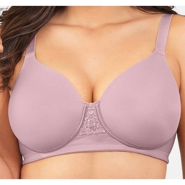 Shop Vanity Fair Purple Women S Size 42b Wireless Lace Full Coverage Bras Overstock 27788223