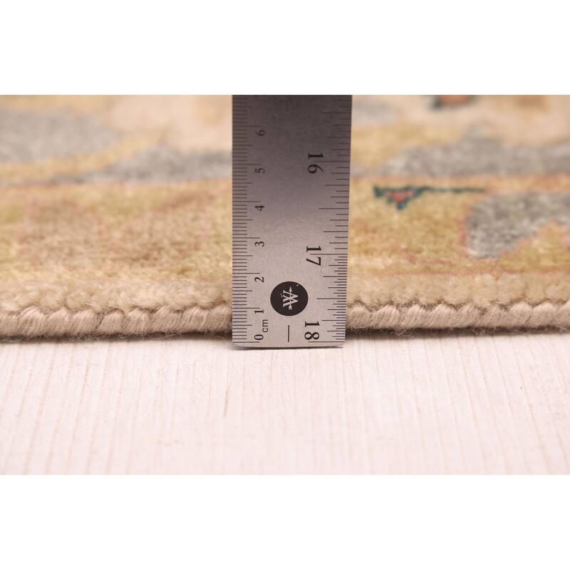 ECARPETGALLERY Hand-knotted Jules Serapi Beige, Ivory Wool Rug - 8'11 x 11'10