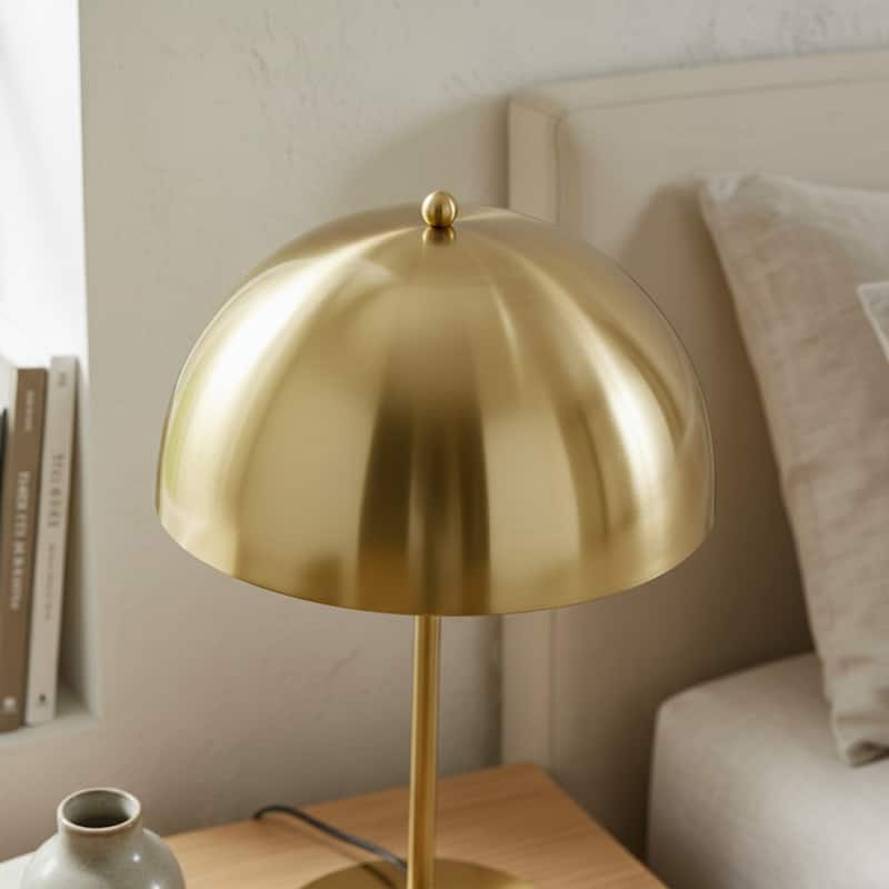 Firenze Gold Dome Table Lamp with Sleek Design