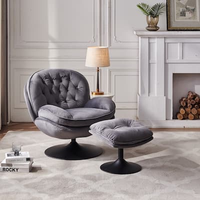 Swivel Leisure chair lounge chair velvet