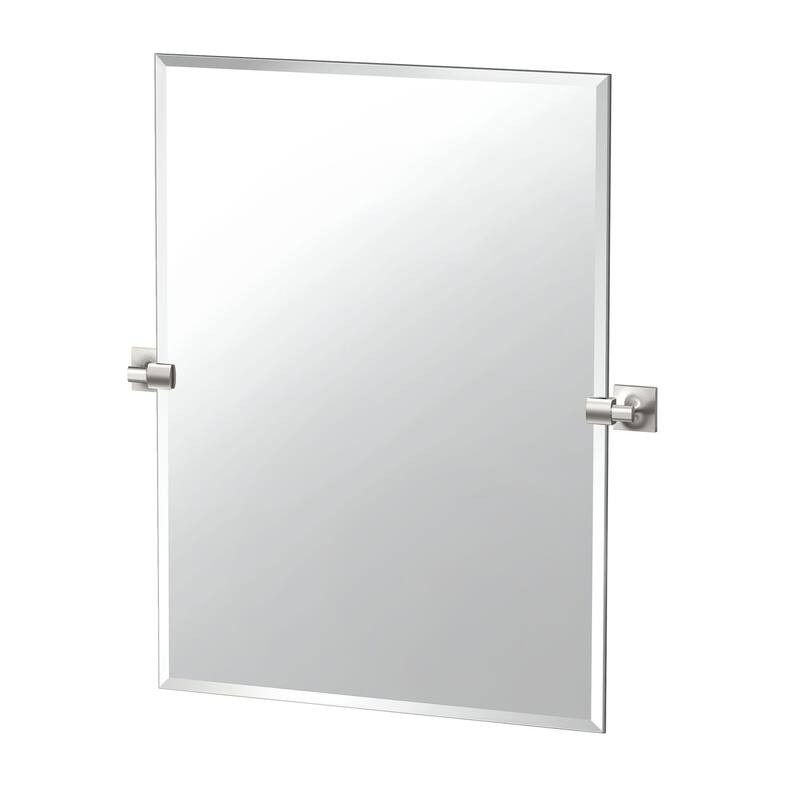 Gatco 5589S Waterline 31-1/2" x 27-1/2" Contemporary Rectangular - Satin Nickel