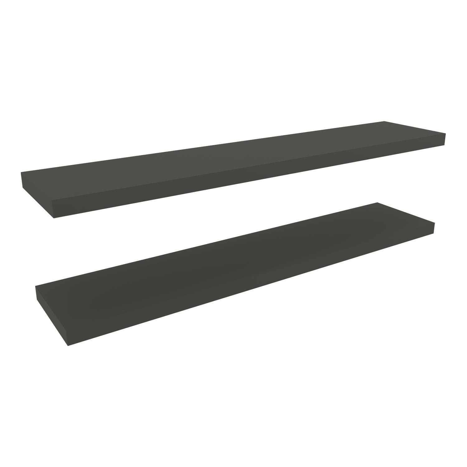 47" Wide Floating Shelves Set of 2, Shelves for Wall Decor for Bedroom, Bathroom Storage Shelves, Book Shelves for Living Room M