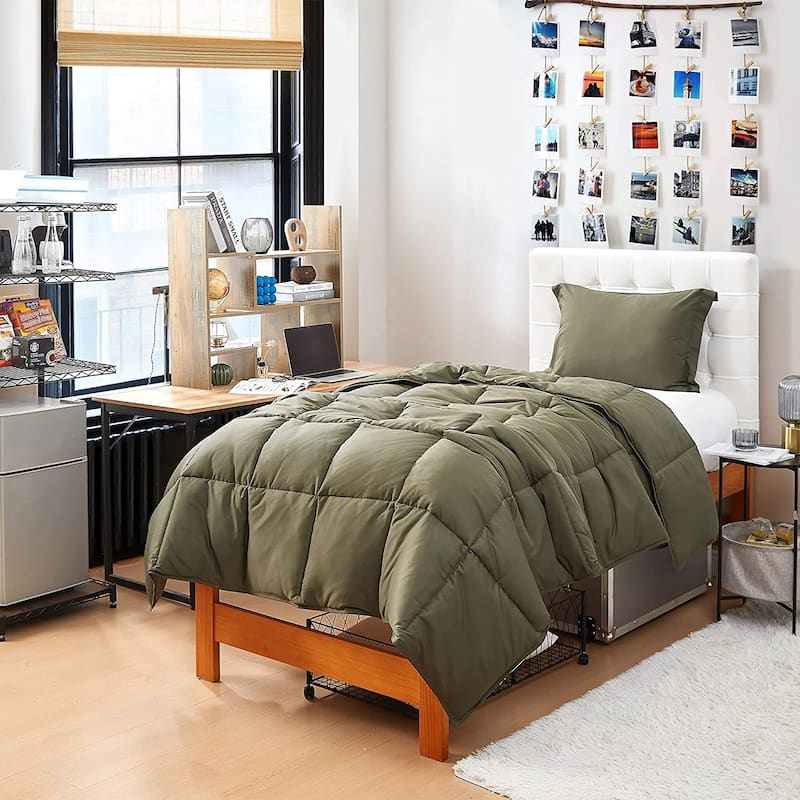Snorze® Cloud Comforter Set - Coma Inducer® Ultra Cozy - Burnt Olive - Twin XL
