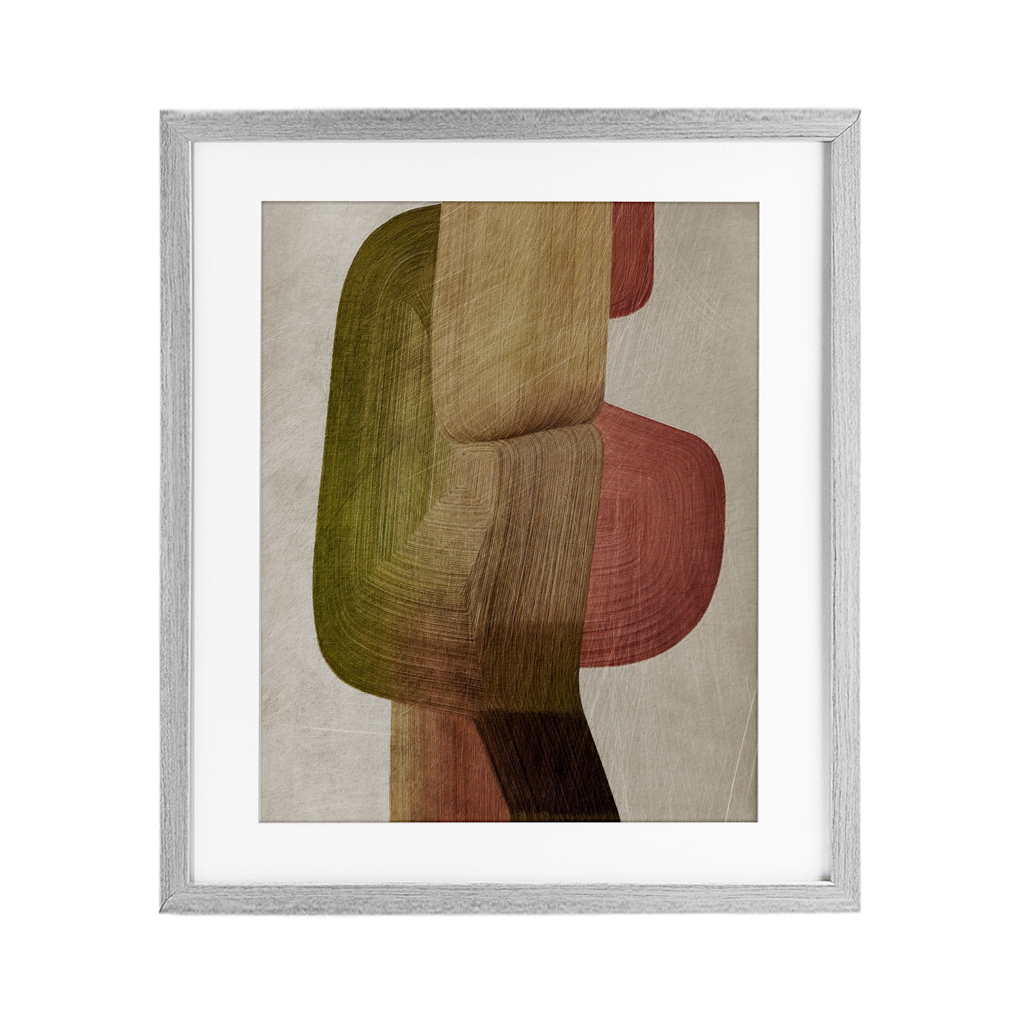 Contemporary Curved Metal Brush 1x