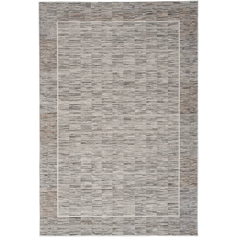 Nourison Desire Indoor Abstract Area Rug - 3' 11" x 5' 11" - Grey/Charcoal - Rectangle