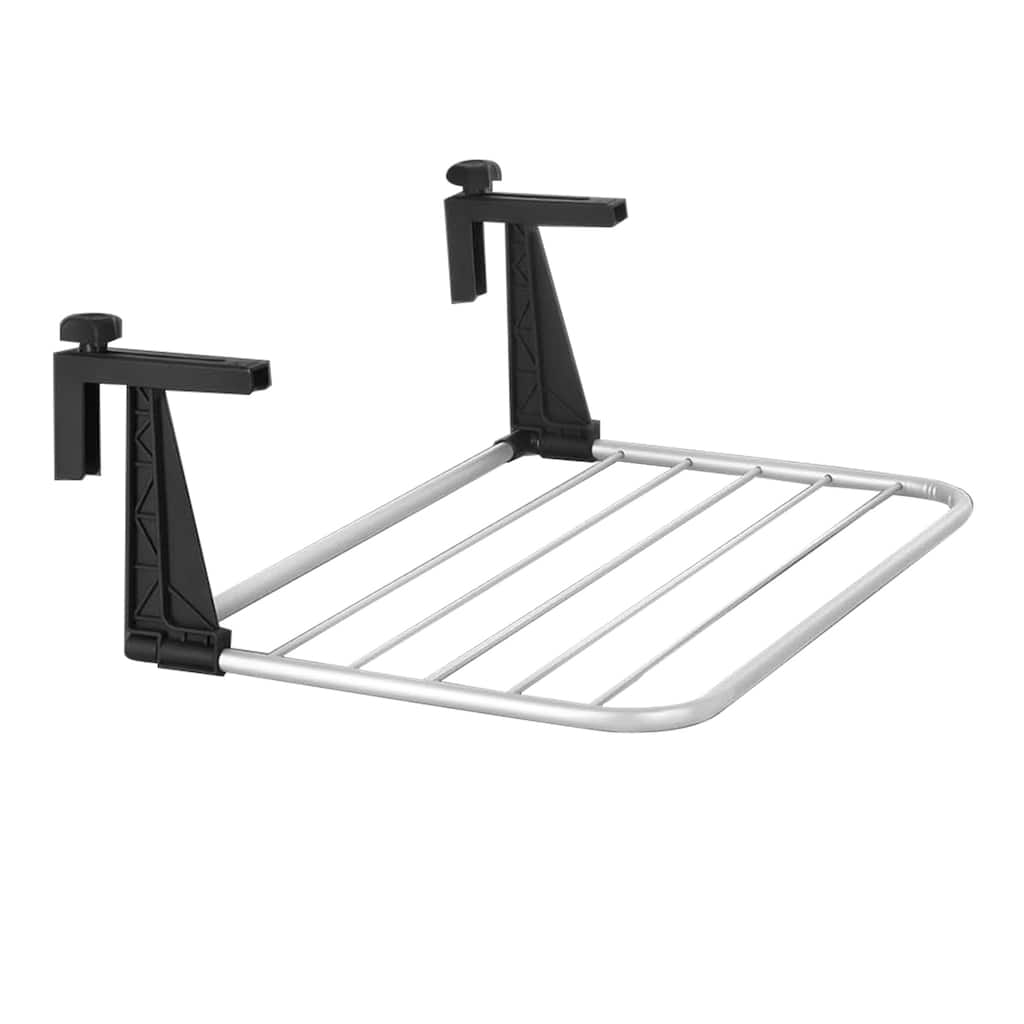 Gymax Portable Clothes Drying Rack w/Adjustable & Foldable Brackets