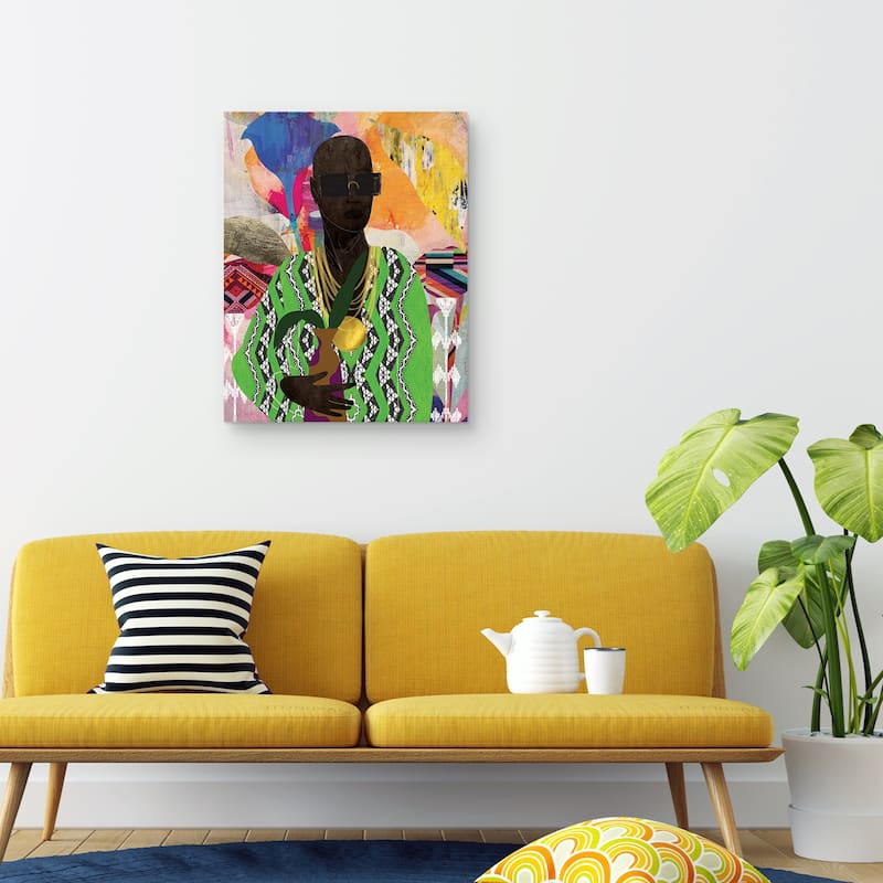 Modern Turban King 12 by Nikki Chu Canvas Art Print