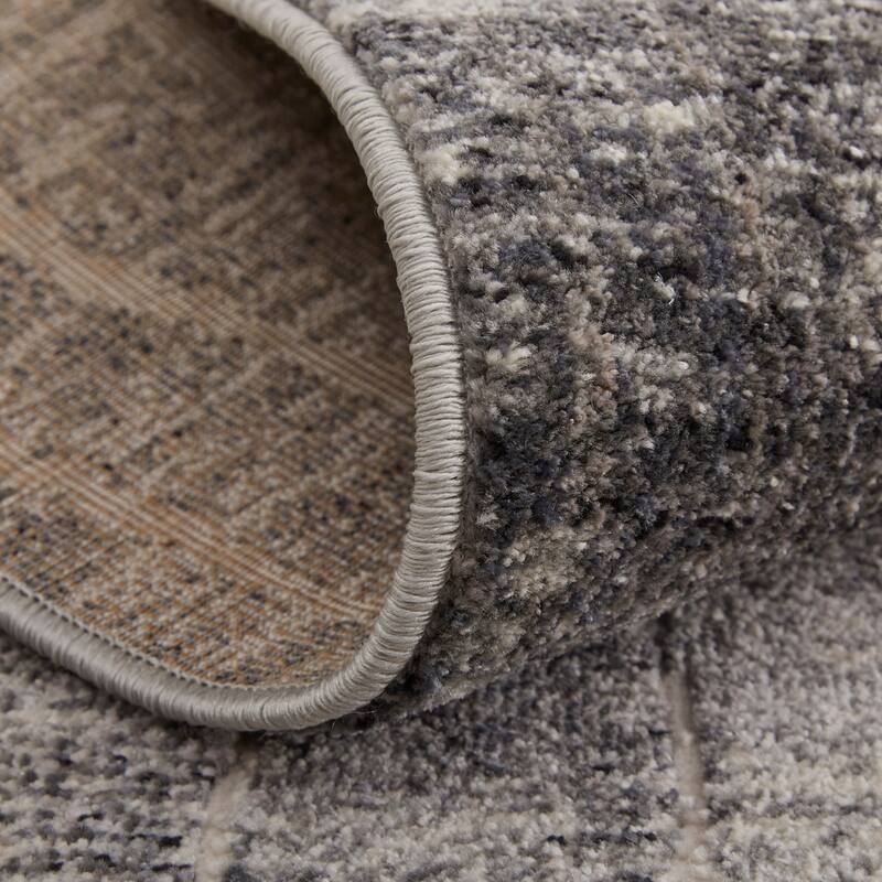 Grand Bazaar Kiba Machine Made Abstract Transitional Area Rug