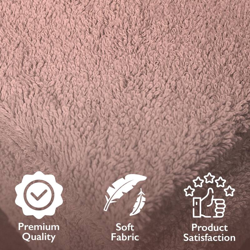 4 Piece Premium Cotton Bath Towels Set 27x54" Soft Absorbent