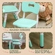 preview thumbnail 10 of 12, Kids 5-Piece Table and Chair Set with Adjustable Height for Toddlers Aged 1.5-5, Easy to Clean
