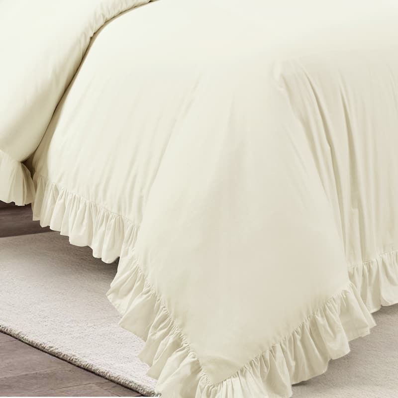 Lush Decor Reyna 3 Piece Cotton Duvet Set