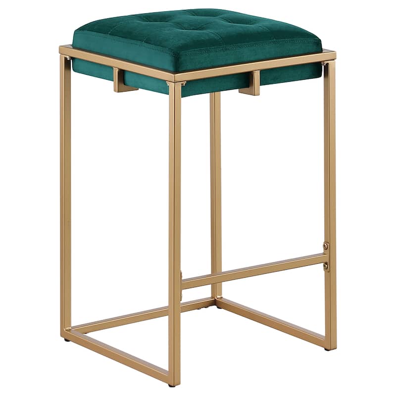 Nadia Upholstered Backless Stool (Set of 2)