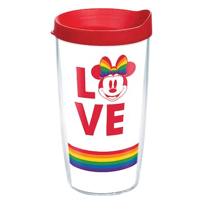 Tervis Disney - Minnie Love Made in USA Double Walled Insulated Travel Tumbler, Clear - 16oz