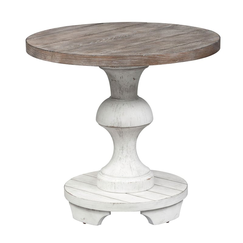 Sedona Heavy Distressed White 3 Piece Cocktail table Set