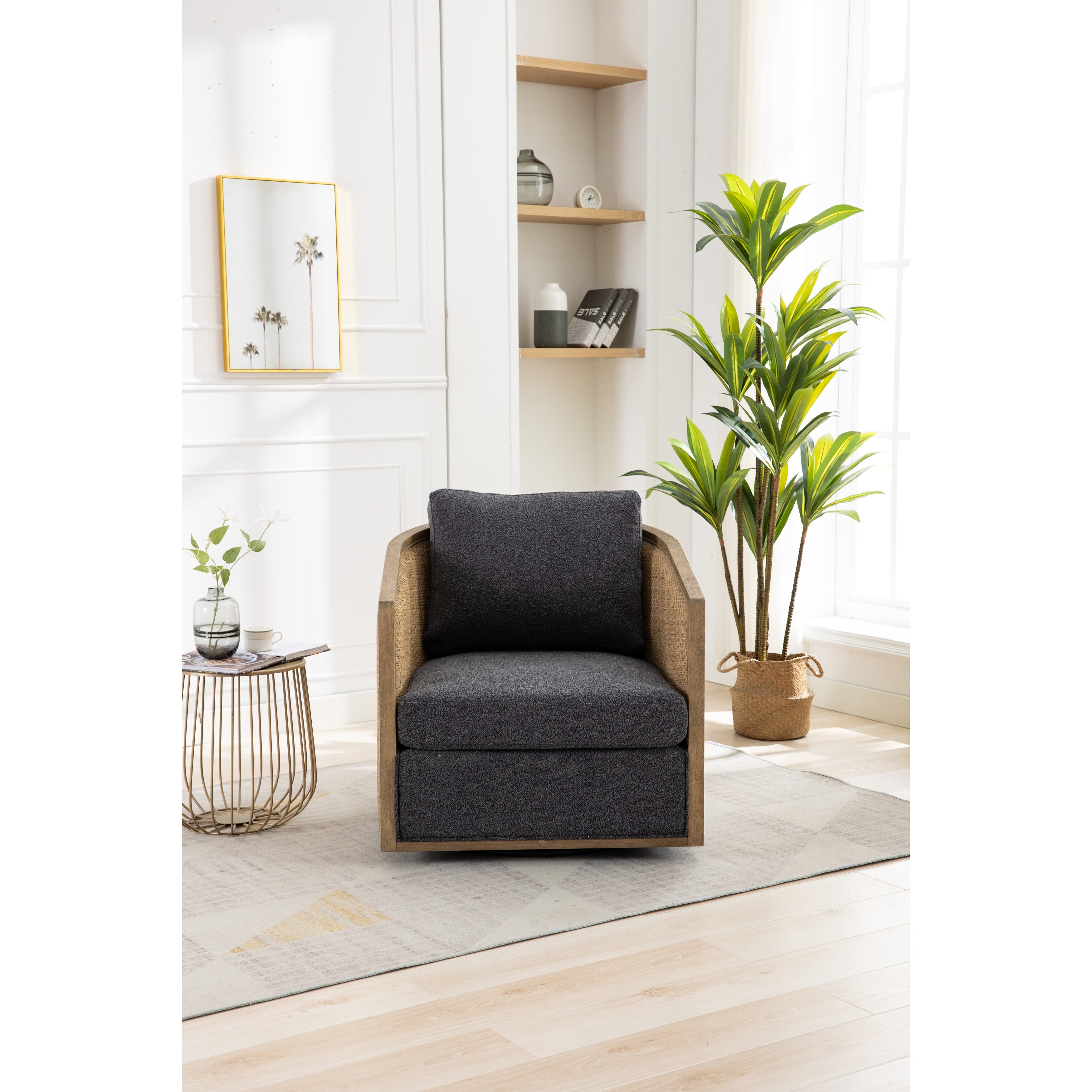 Crate and barrel papasan chair top