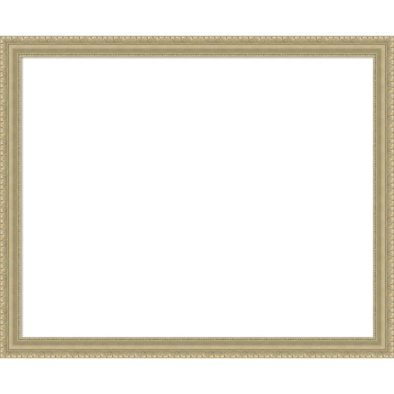 Amanti Art Champagne Teardrop Framed Dry Erase Magnetic Board