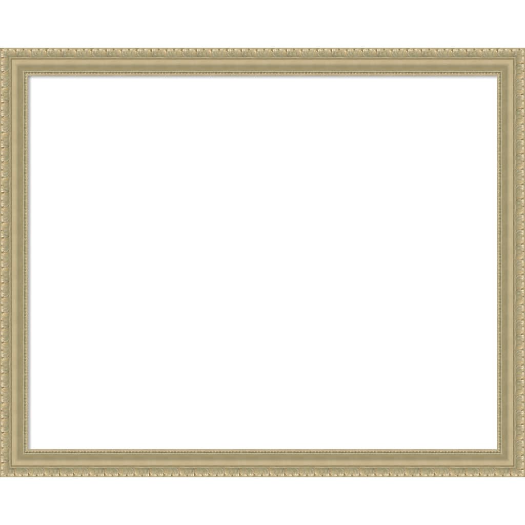 Amanti Art Champagne Teardrop Framed Dry Erase Magnetic Board