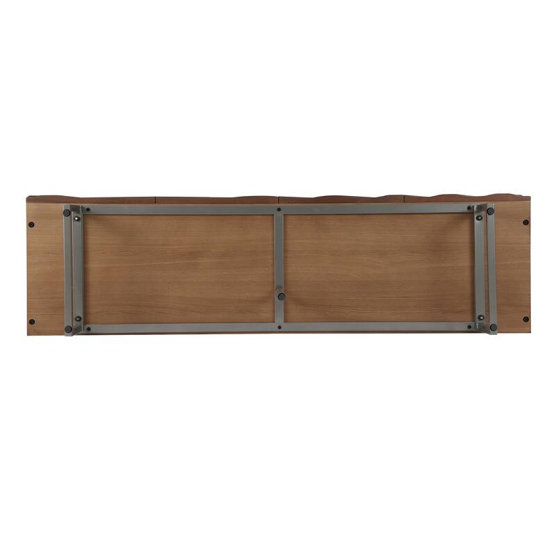 Christopher Knight Home - Oliver 60" Sideboard with Textured Doors and Adjustable Shelves