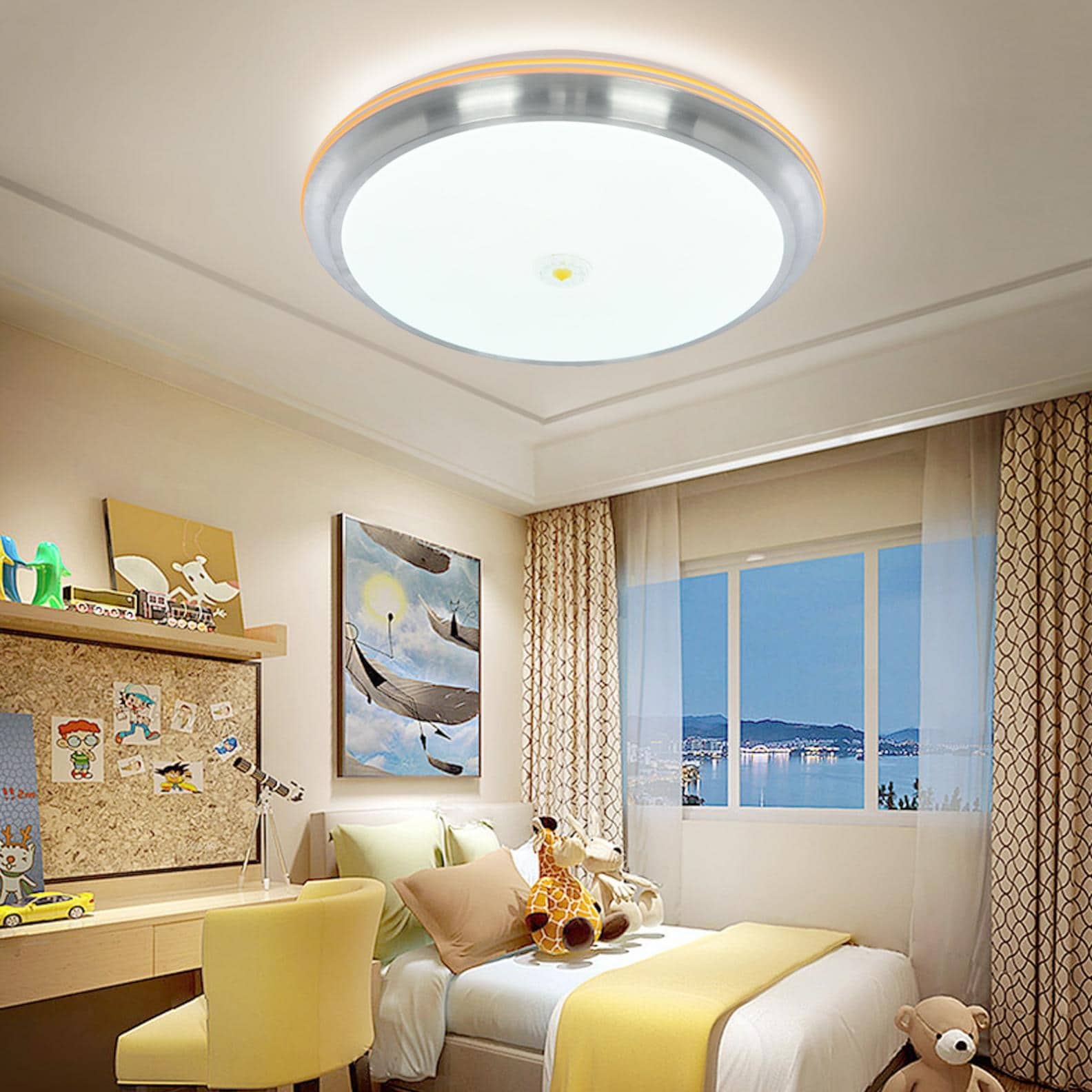 Led flush mount ceiling cheap light daylight