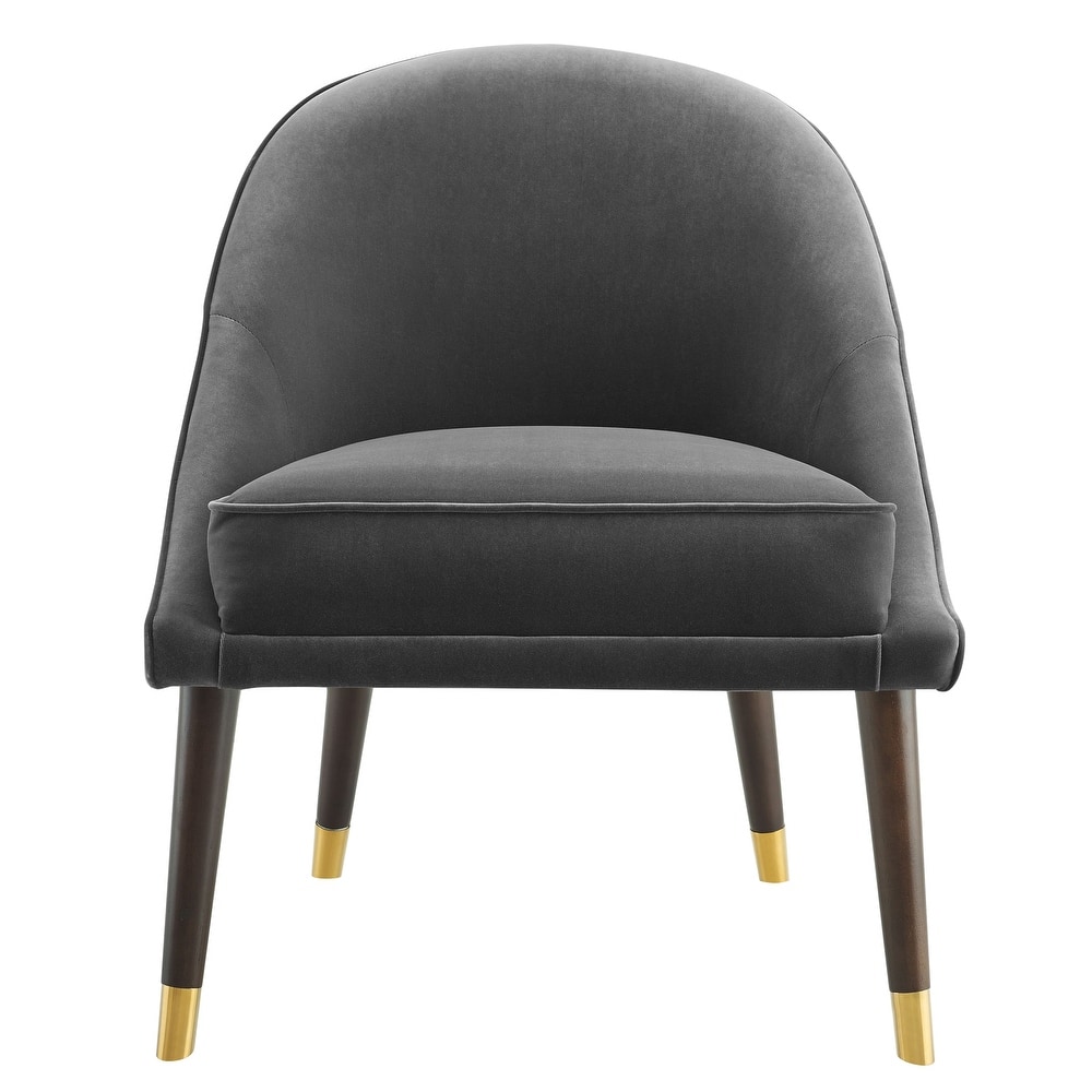 Steve Silver Almeria Velvet Mid-Century Accent Chair