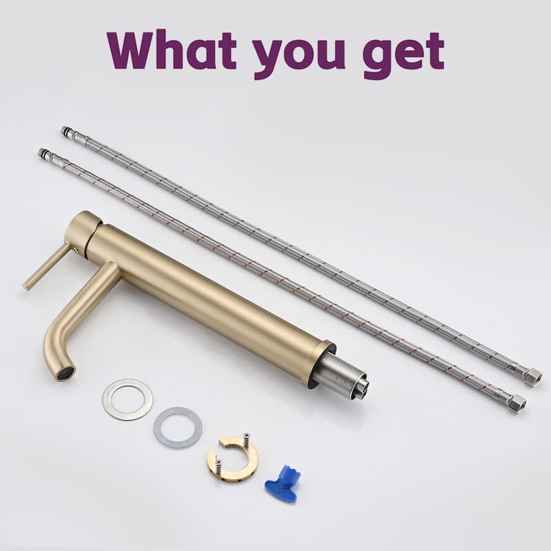 High-end atmosphere bathroom single hole faucet