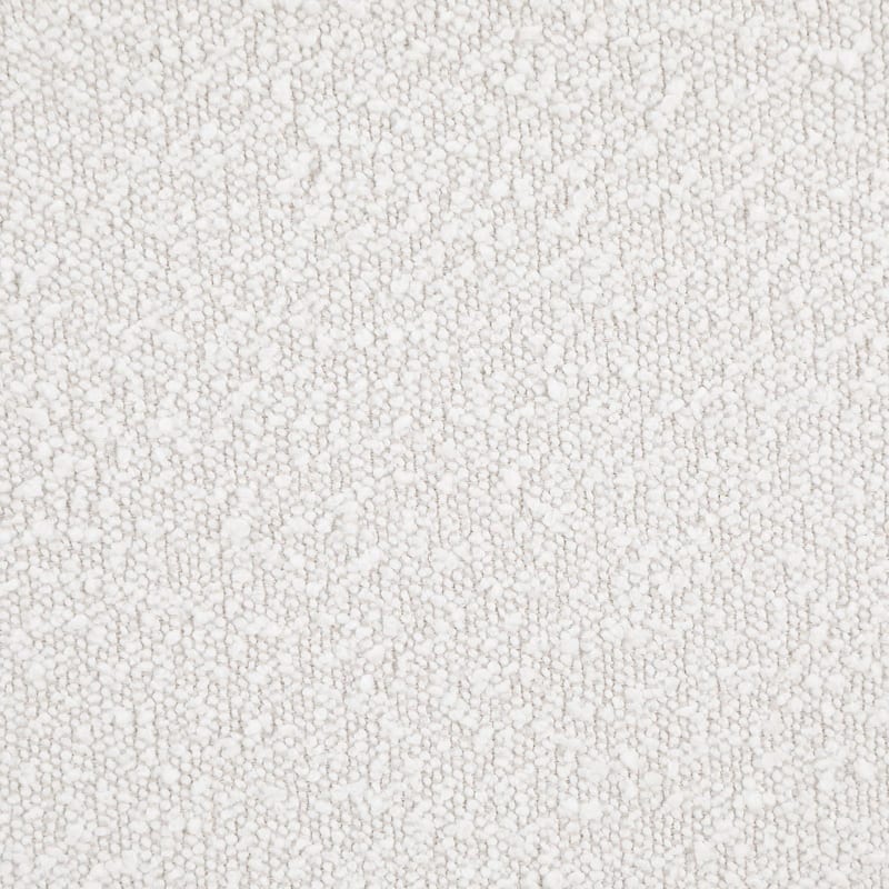 Vindra Cream Upholstered Wingback Platform Sleigh Bed