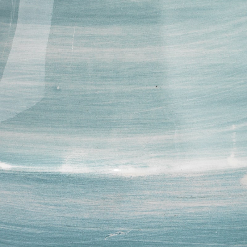 Alden Decor Fallon Ceramic Table Lamp, Blue