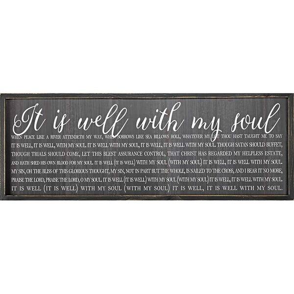 Shop Black And White Rectangular Framed Wall Art Decor 11 X 32