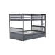 preview thumbnail 18 of 66, Full Over Full Bunk Wood Bed With Twin Trundle