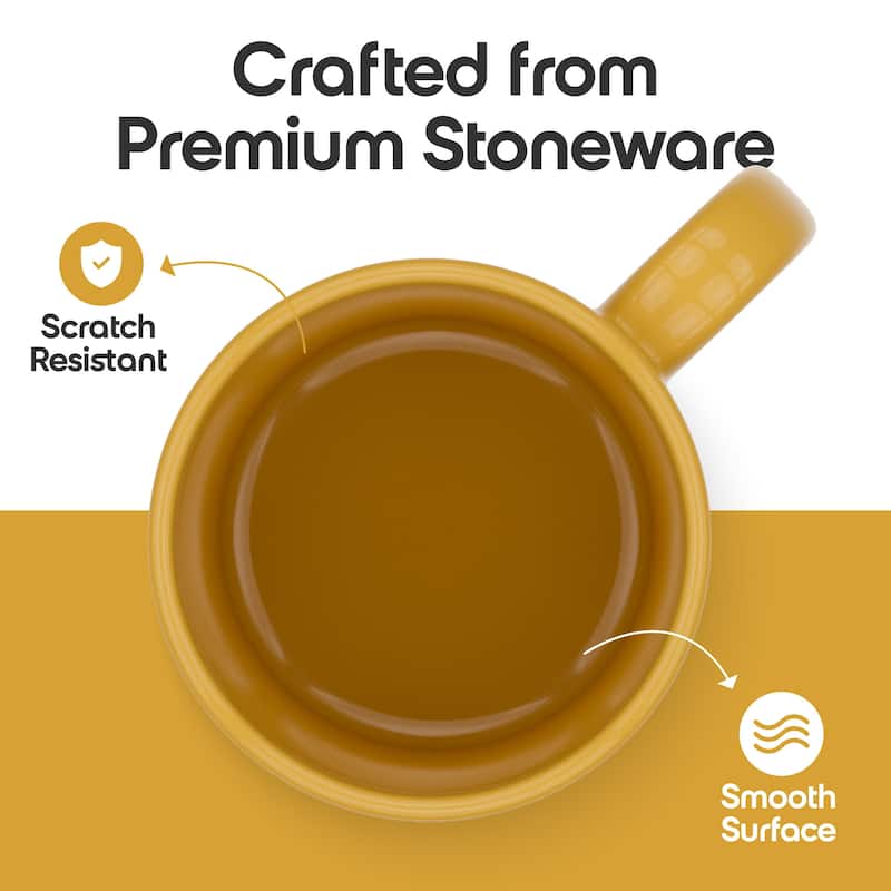 Omniware Teaz Cafe 11 oz Classic Mug - 3" D x 3.75" H