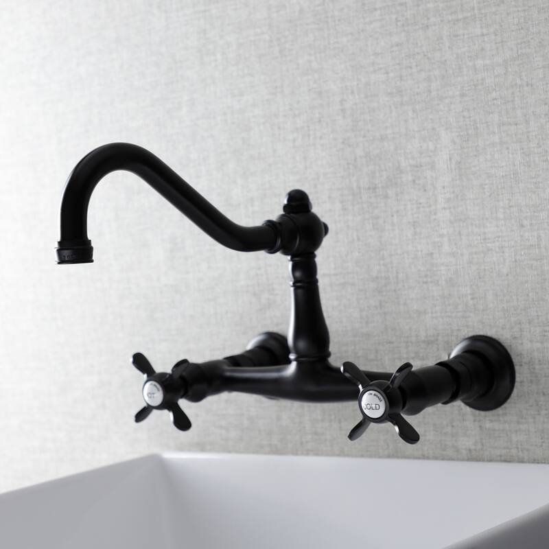Essex Two-Handle Wall Mount Bathroom Faucet