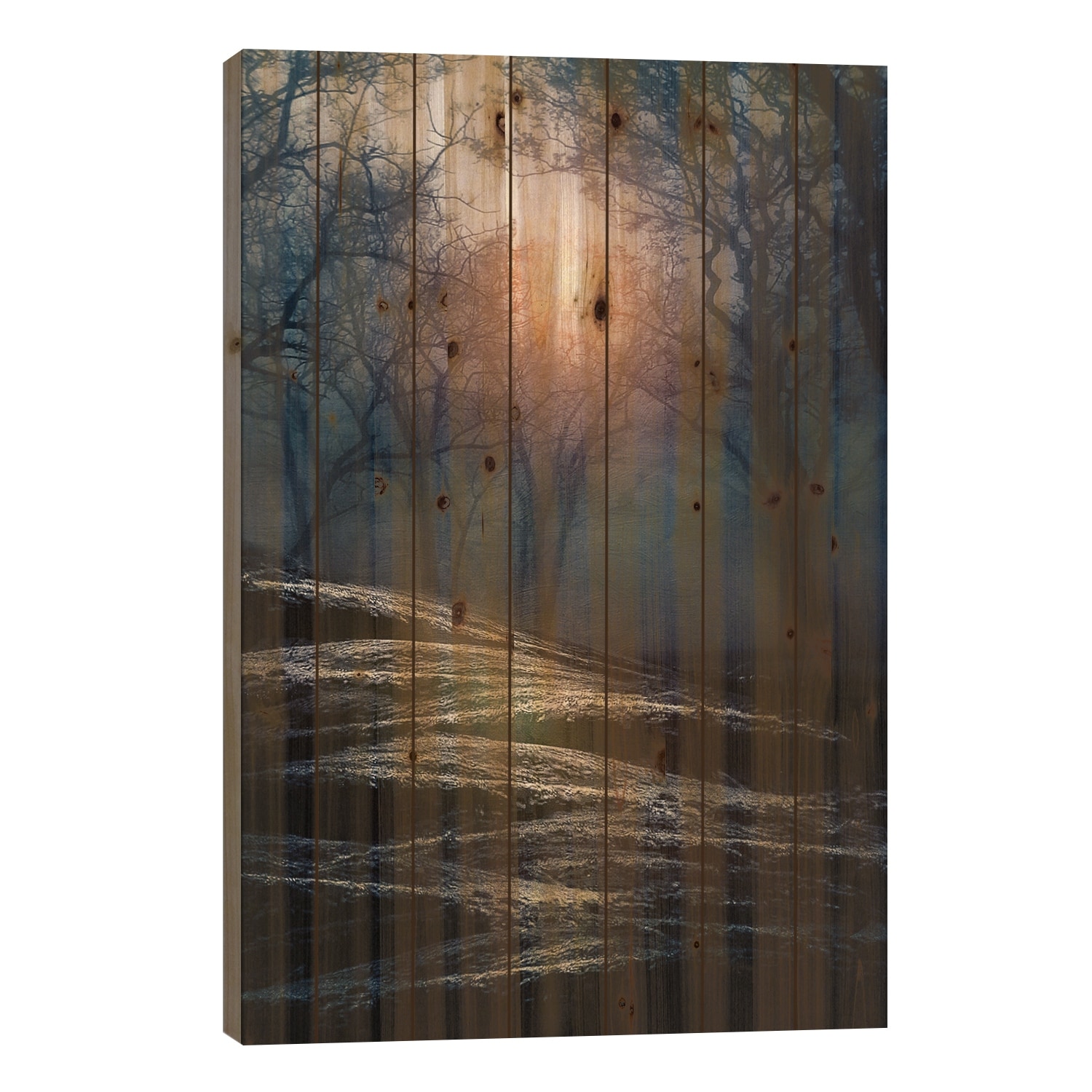 From Small Beginnings And Big Endings I Print On Wood by Viviana Gonzalez - Multi-Color