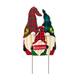 Glitzhome 30"H Metal Christmas Snowman or Gnome Family Yard Stake - Gnome Family