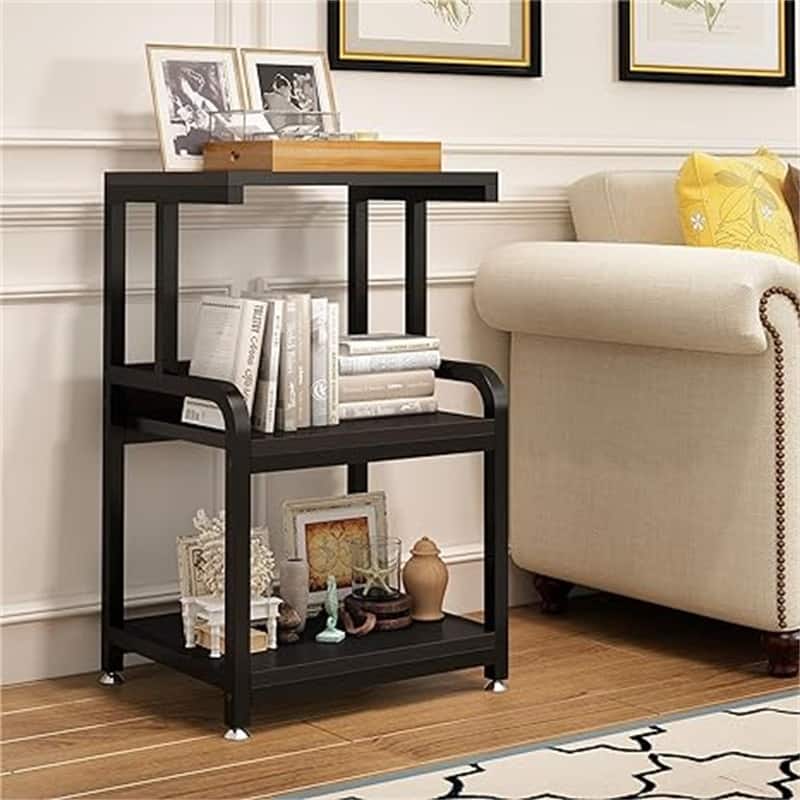 Printer Stand for Home Office Organization - 15.7"D x 19.6"W x 29.5"H - Black
