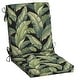 preview thumbnail 17 of 38, Arden Selections Outdoor Dining Chair Cushion 44 in L x 20 in W x 3.5 in H - Onyx Cebu