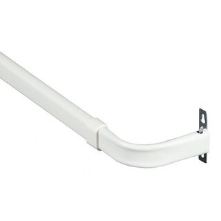 Kenney Kn549 Curtain Rod Extender White 24 Garden Curtains Home