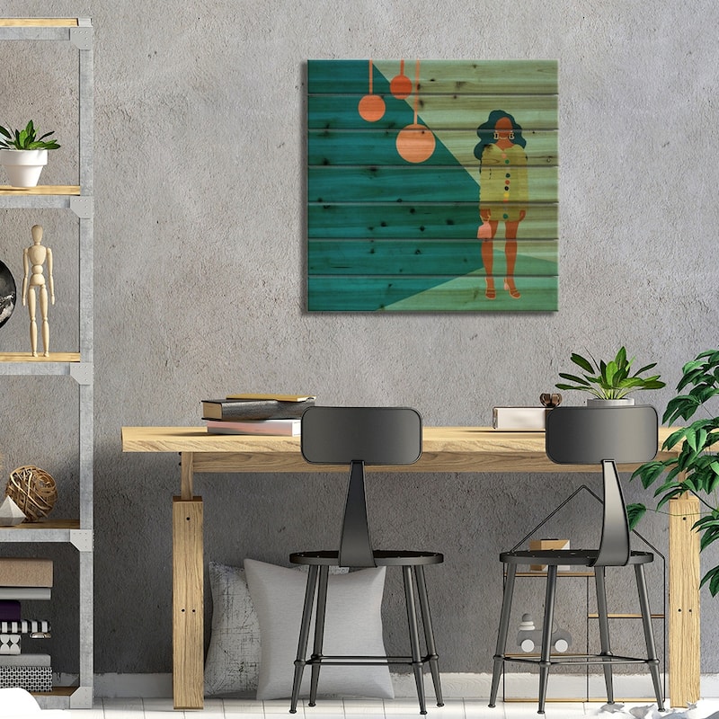 Torya Print On Wood by Reyna Noriega - Multi-Color