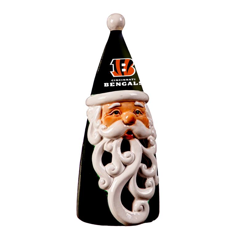 Cincinnati Bengals Santa LED Garden Statuary, 8"