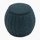 preview thumbnail 6 of 8, Convenience Concepts Designs4Comfort Vanessa Round Accent Storage Ottoman