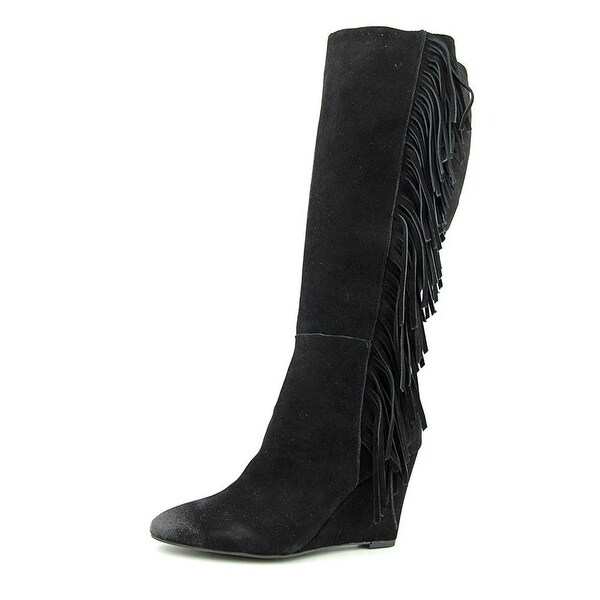 ralph lauren tall black boots