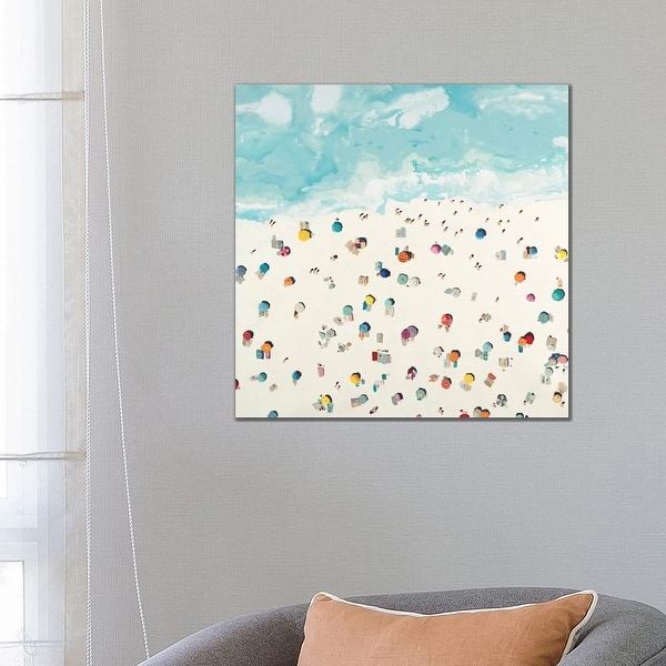 Icanvas Beach Days By Randy Hibberd Gallery Wrapped Canvas Print Overstock 28171536