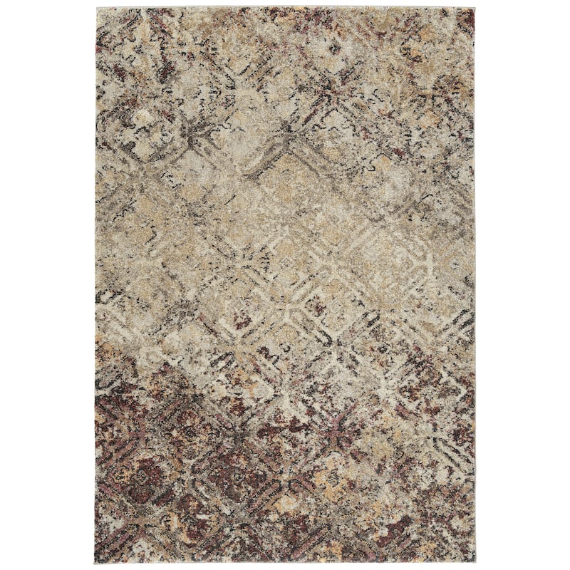 Addison Plano Moroccan Boho BROWN Area Rug