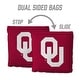 preview thumbnail 4 of 3, Oklahoma Sooners NCAA Dual Sided Pro Stop & Slide Cornhole Bags