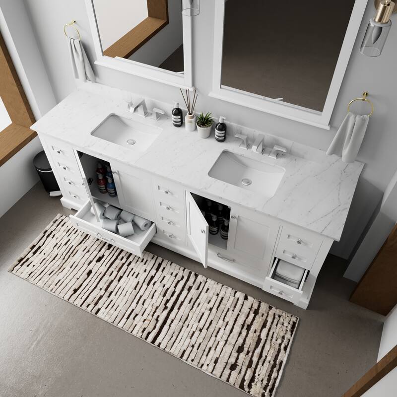 Dukes Bath Vanity No Top and Mirror